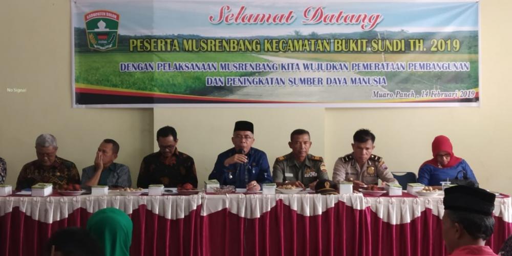 musrenbang kecamatan bukit sundi tahun 2019 - (Ada 14 foto)